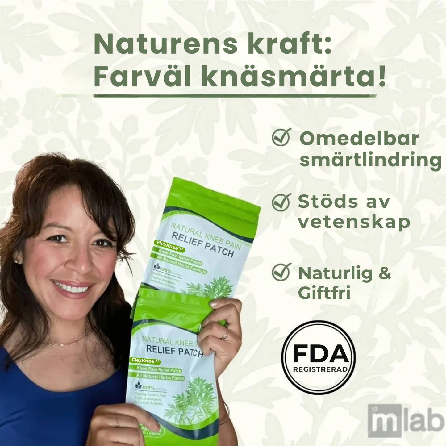 FlexKnee™ | Välj Naturlig, Varaktig Lindring
