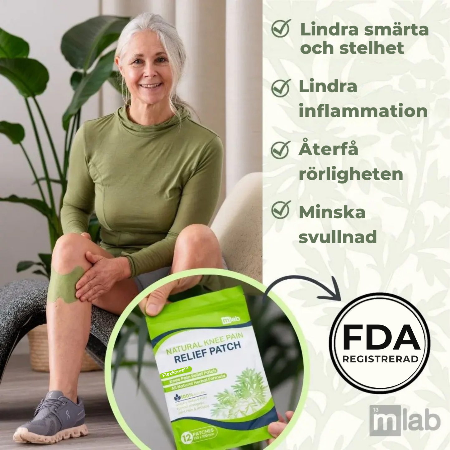 FlexKnee™ | Välj Naturlig, Varaktig Lindring