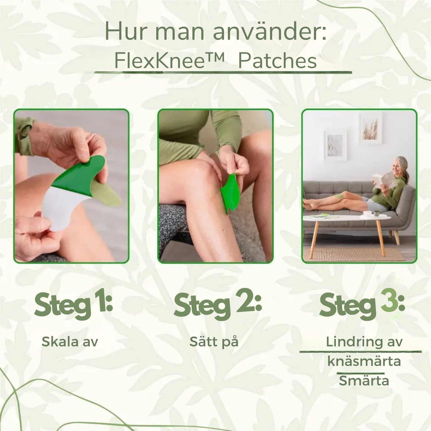 FlexKnee™ | Välj Naturlig, Varaktig Lindring