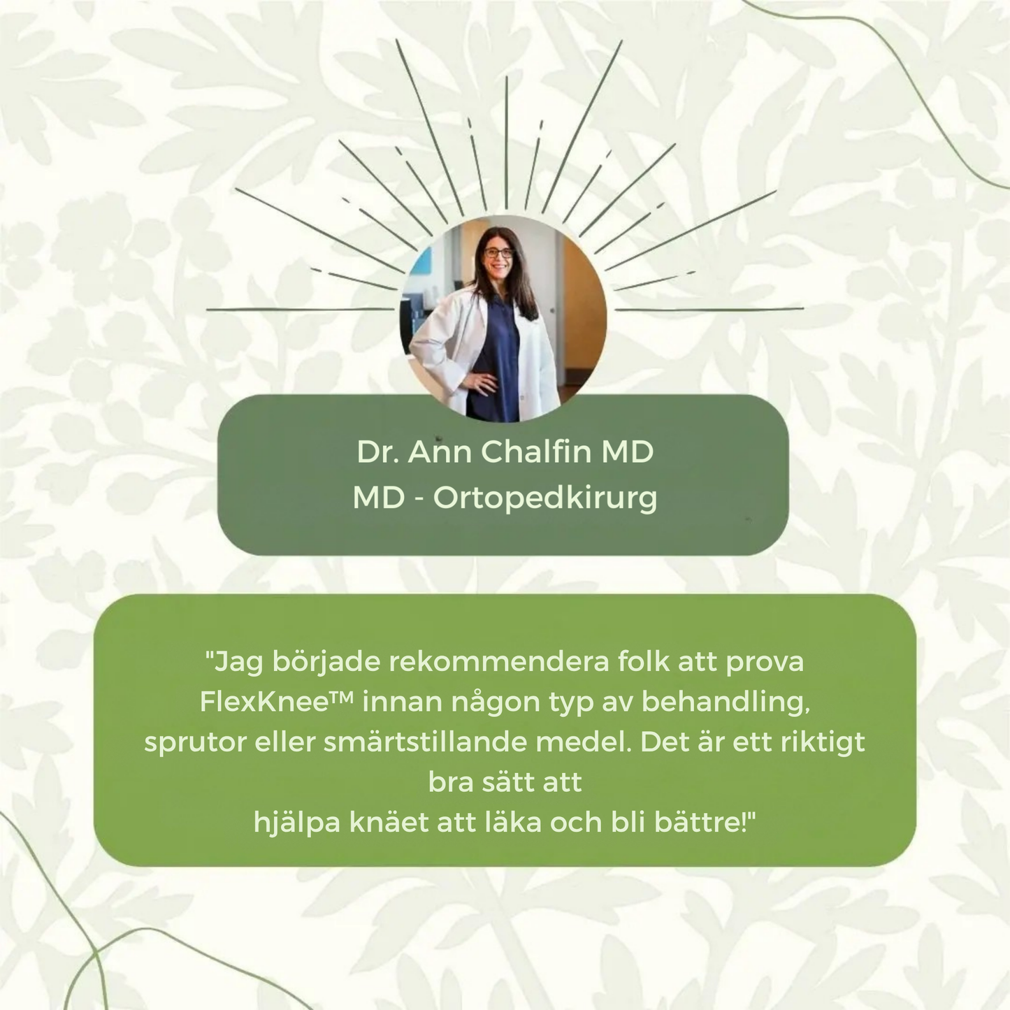 FlexKnee™ | Välj Naturlig, Varaktig Lindring