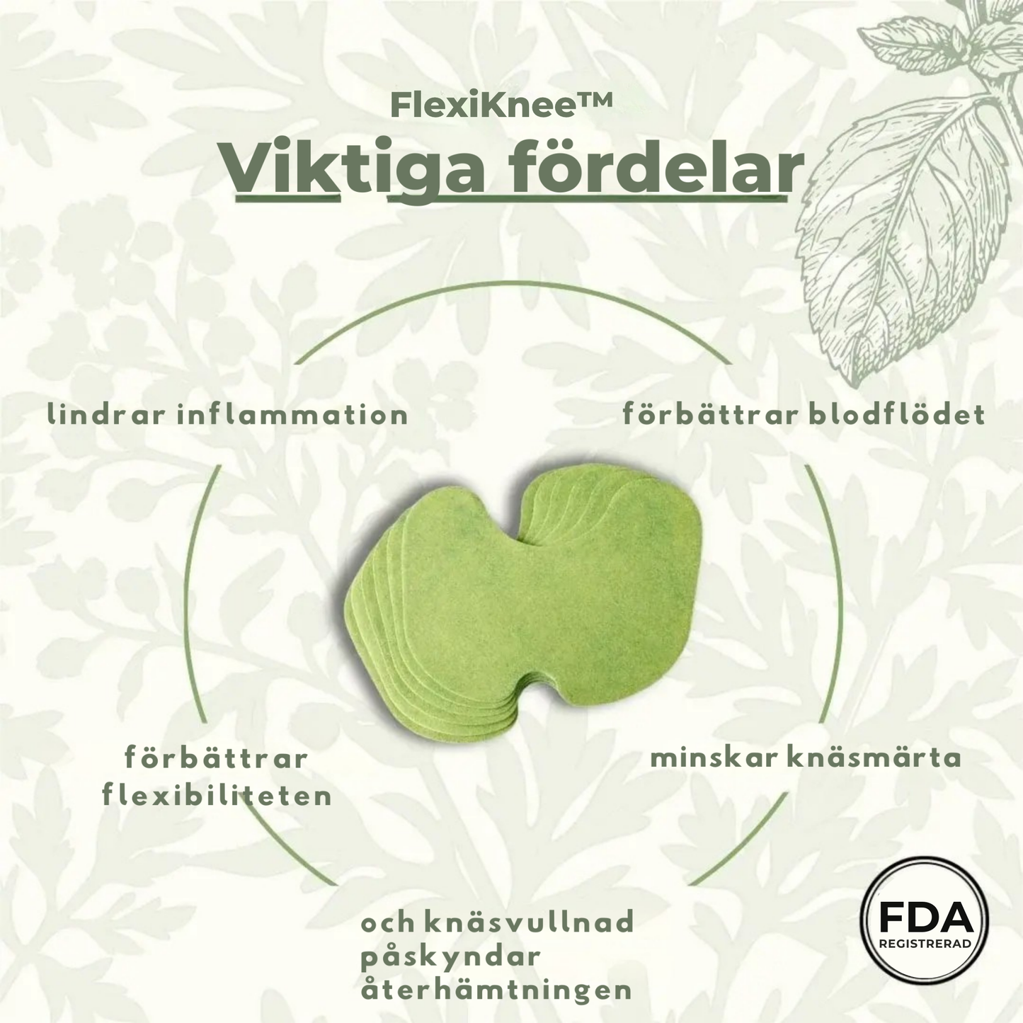 FlexKnee™ | Välj Naturlig, Varaktig Lindring