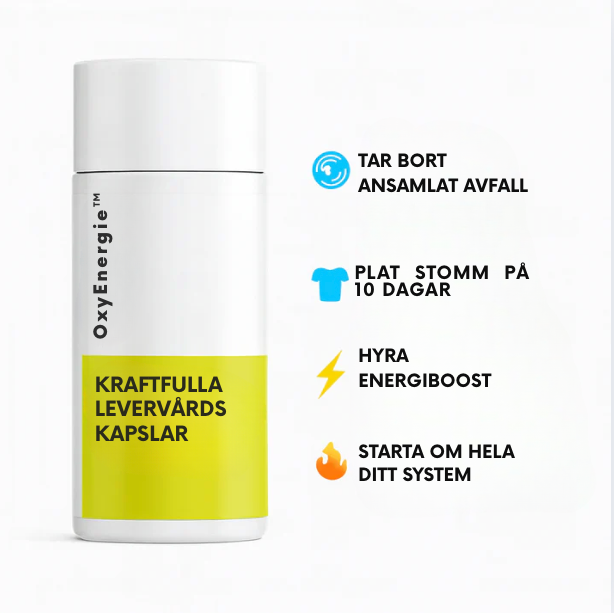 OxyEnergie™ - Kraftfulla kapslar för leverstöd