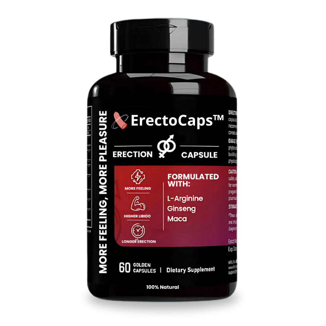 ErectoCaps™ kapsler | Genvind 93 % af din styrke og bliv stenhård på bare 5 minutter! - LEVERERAS HELT DISKRET