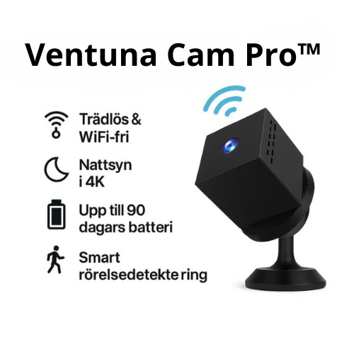 Ventuna Cam Pro™ | Den smarta, trådlösa säkerhetskameran