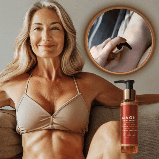 Magic™ Lifting Body Oil | Strama upp slapp hud och få djupt återfuktad hud på bara 14 dagar – utan kirurgi eller kemikalier