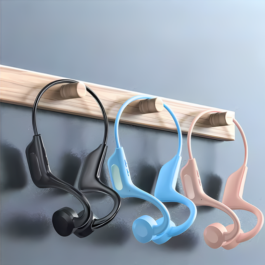 SoundFlex | Flexibla trådlösa hörlurar med benledning och utan öronsnäckor