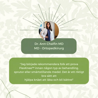 FlexKnee™ | Välj Naturlig, Varaktig Lindring