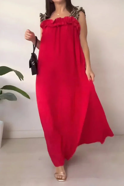 Vira™ | Let Sommerkjole med Leopardstropper
