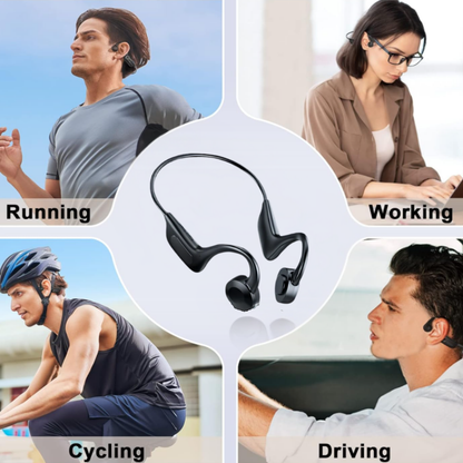 SoundFlex | Flexibla trådlösa hörlurar med benledning och utan öronsnäckor