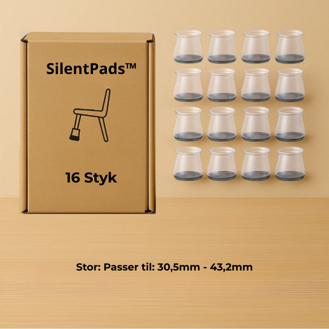 SilentPads™ - Den bedste lydisolerende beskyttelse til dit gulv!