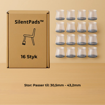 SilentPads™ - Den bedste lydisolerende beskyttelse til dit gulv!