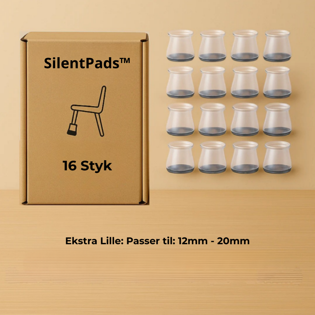 SilentPads™ - Den bedste lydisolerende beskyttelse til dit gulv!