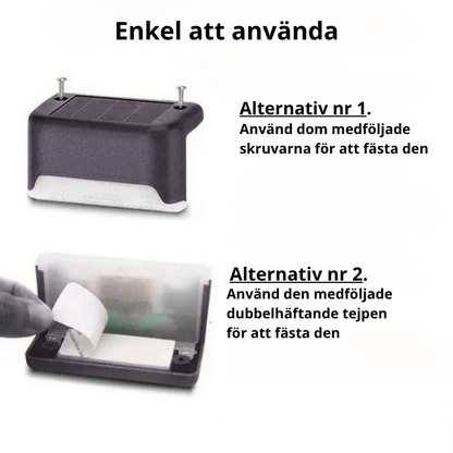 Solenergidriven utelampa