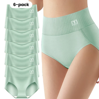KomfyFit™ | 6-pack Andas & Bekväma Höga Midjetrosor med Magstöd
