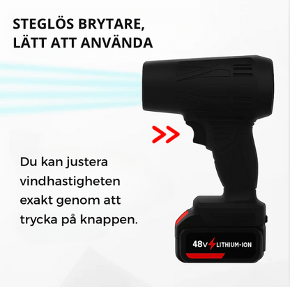 TurboAir™ | Sladdlös blåsare för snabb rengöring av löv, smuts, damm och vardagligt skräp