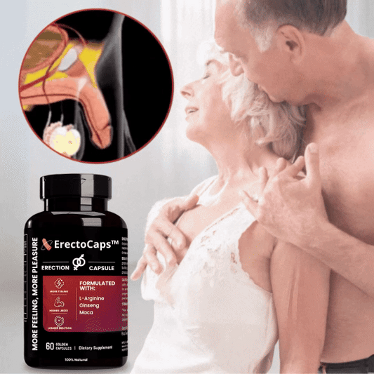 ErectoCaps™ kapsler | Genvind 93 % af din styrke og bliv stenhård på bare 5 minutter! - LEVERERAS HELT DISKRET
