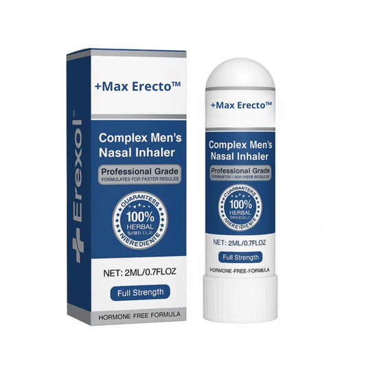 Max Erecto™ Inhalator | Stenhårde erektioner på 5 minutter – uden piller!